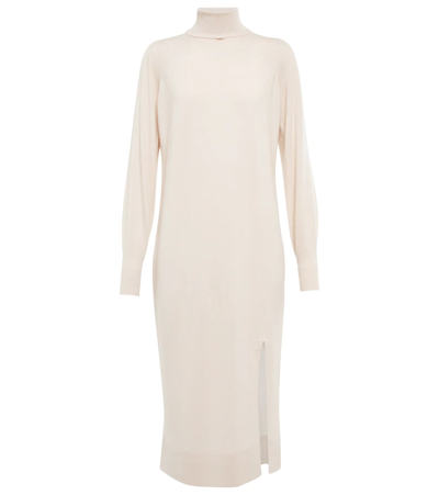 Jardin Des Orangers Wool And Cashmere Jumper Midi Dress In 225-41