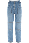 Stella Mccartney Straight-leg Cargo Jeans In Blue
