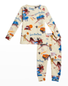 BOOKS TO BED BOY'S LITTLE BLUE TRUCK PRINTED 2-PIECE PAJAMAS