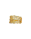 SYNA 18K BUBBLES RING WITH CHAMPAGNE DIAMONDS