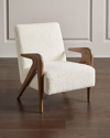 Interlude Home Angelica Faux Shearling Lounge Chair
