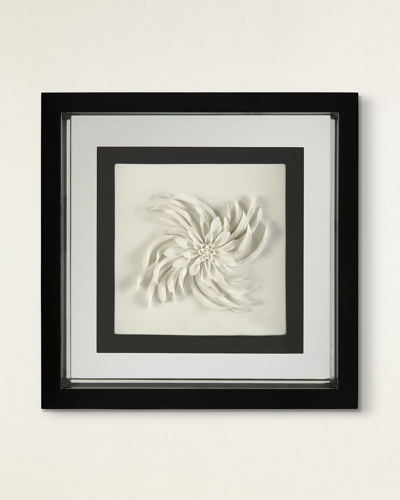 John-richard Collection Black & White Porcelain Flower I Wall Art