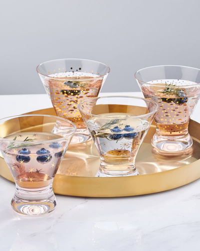 Mikasa Party 10 Oz. Stemless Martini Glasses, Set Of 4