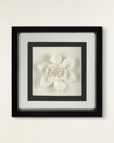 John-richard Collection Black & White Porcelain Flower Iv Wall Art