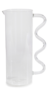 SOPHIE LOU JACOBSEN WAVE PITCHER CLEAR/CLEAR