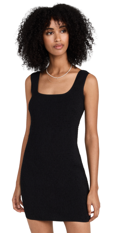 Anna October Jeanne Mini Dress In Black