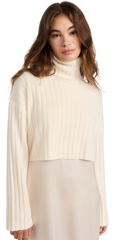 Sablyn Uma Cashmere Jumper In Gardenia