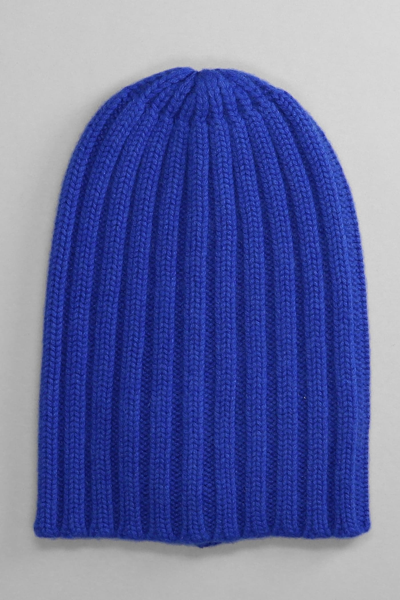 Laneus Hats In Blue Cashmere