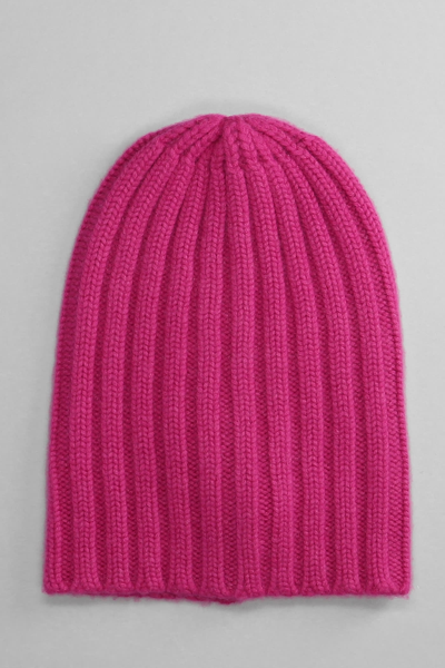 Laneus Hats In Fuxia Cashmere In Pink