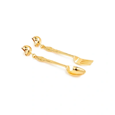 Moschino Fork And Spoon Earrings