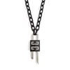 GIVENCHY PADLOCK PENDANT NECKLACE