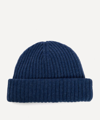 Shop Oliver Spencer Mens Dock Rib Beanie Hat In Blue