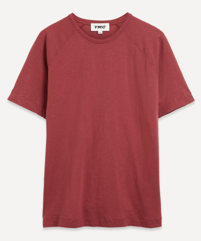 Ymc You Must Create Television Ragland T-shirt In Burgundy