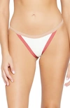 L*space Vacay Bikini Bottoms In Cream Champagne Brick