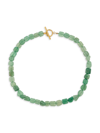 EYE CANDY LA WOMEN'S THE LUXE COLLECTION STELLA AGATE BEADED CHOKER NECKLACE