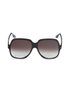 Victoria Beckham Women's 59mm Square Sunglasses In Black