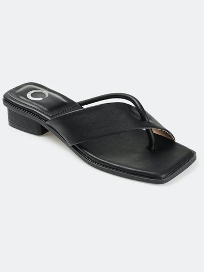 Journee Collection Collection Women's Tru Comfort Foam Mina Sandal In Black