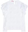 GIAMBA COTTON-BLEND TOP,P00239352