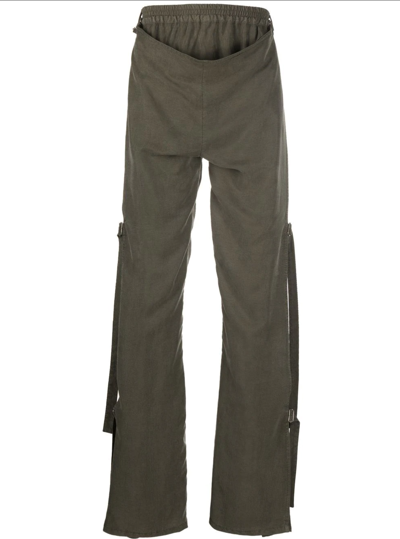 Y/project Pop-up Raver Layered Trousers In Grün