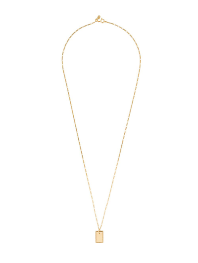 Maria Black Elize Long Chain Necklace In Gold