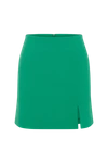 Nazli Ceren Vance A Line Mini Skirt In Green