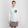 Thom Browne Oxford Stripe Pocket Button-down Shirt In White