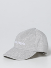 PALM ANGELS GIRLS' HATS PALM ANGELS KIDS COLOR SILVER,371380061
