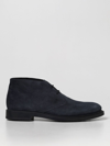 Tod's Desert Boots In Suede In Blue