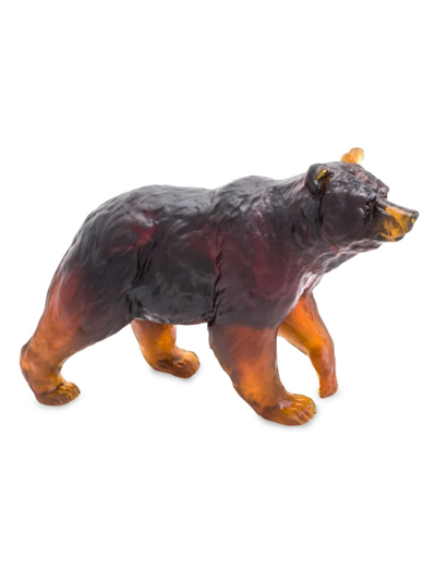 Daum Brown Bear Crystal Figurine
