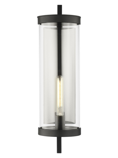 Chapman & Myers Eastham Wall Lantern In Textured Black