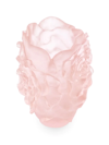 Daum Camellia Small Crystal Vase