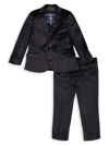 Andy & Evan Solid Stretch Two-piece Suit (big Boy) In Oxford