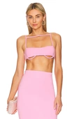 Camila Coelho Belle Bralette In Pink
