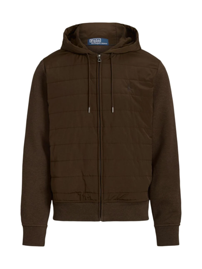 POLO RALPH LAUREN ZIP-UP PUFFER HOODIE 