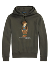 Polo Ralph Lauren Heritage Bear Hoodie Sweatshirt In Olive