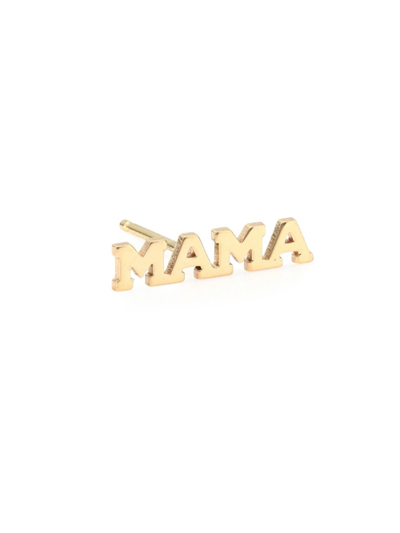 Zoë Chicco 14k Yellow Gold Mama Single Stud Earring