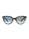 Ray Ban Rb2199 52mm Orion Square Sunglasses In Havana Yellow
