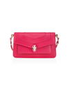 Bvlgari Womens Fuchsia Serpenti Forever East-west Leather Shoulder Bag In Beetroot Spinel