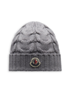 MONCLER WOOL CABLE KNIT BEANIE