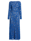 MARNI WOMEN'S LONG-SLEEVE FLORAL-LACE GOWN