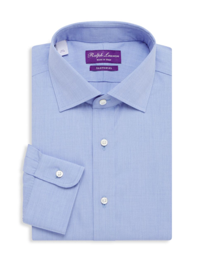Ralph Lauren Purple Label Aston Button-up Shirt In Blue