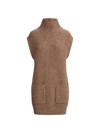 POLO RALPH LAUREN WOMEN'S SLEEVELESS KNIT TUNIC PULLOVER SWEATER