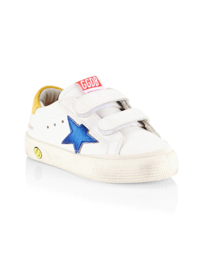 Golden Goose Baby's & Little Boy's May School Star Trainers In White