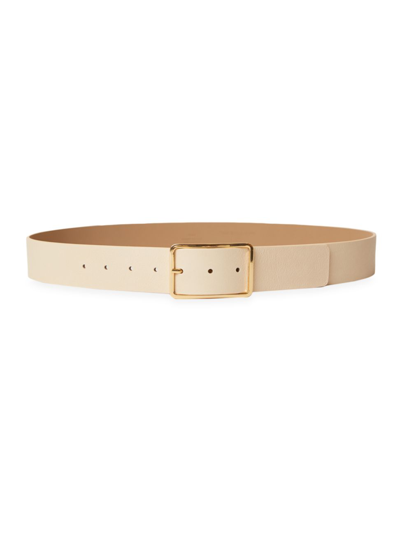 B-low The Belt Milla Smooth Suede Belt In Latte