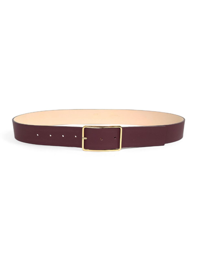 B-low The Belt Milla Smooth Suede Belt In Garnet