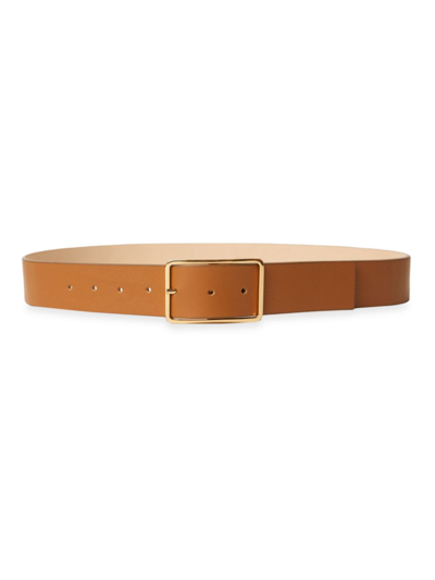 B-low The Belt Milla Smooth Suede Belt In Cuoio Gold