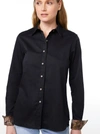 Robert Graham Priscilla Long-sleeve Button-front Shirt In Black
