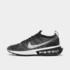 Nike Women's Air Max Flyknit Racer Casual Shoes In Black/white