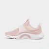 Nike Women's Renew In-season Tr 12 Training Sneakers From Finish Line In Pink Oxford/white/rose Whisper/barely Rose