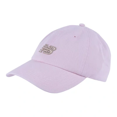 New Balance Unisex Classic Nb Curved Brim Hat In Pink